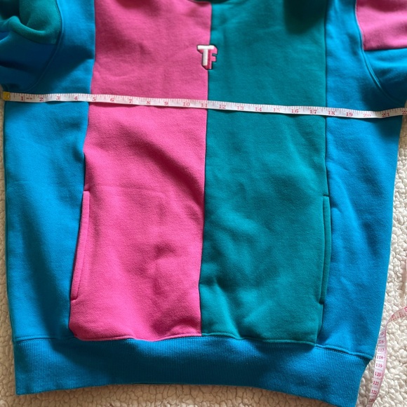 Teddy Fresh Color block Varsity Hoodie - S - EUC - Picture 9 of 9